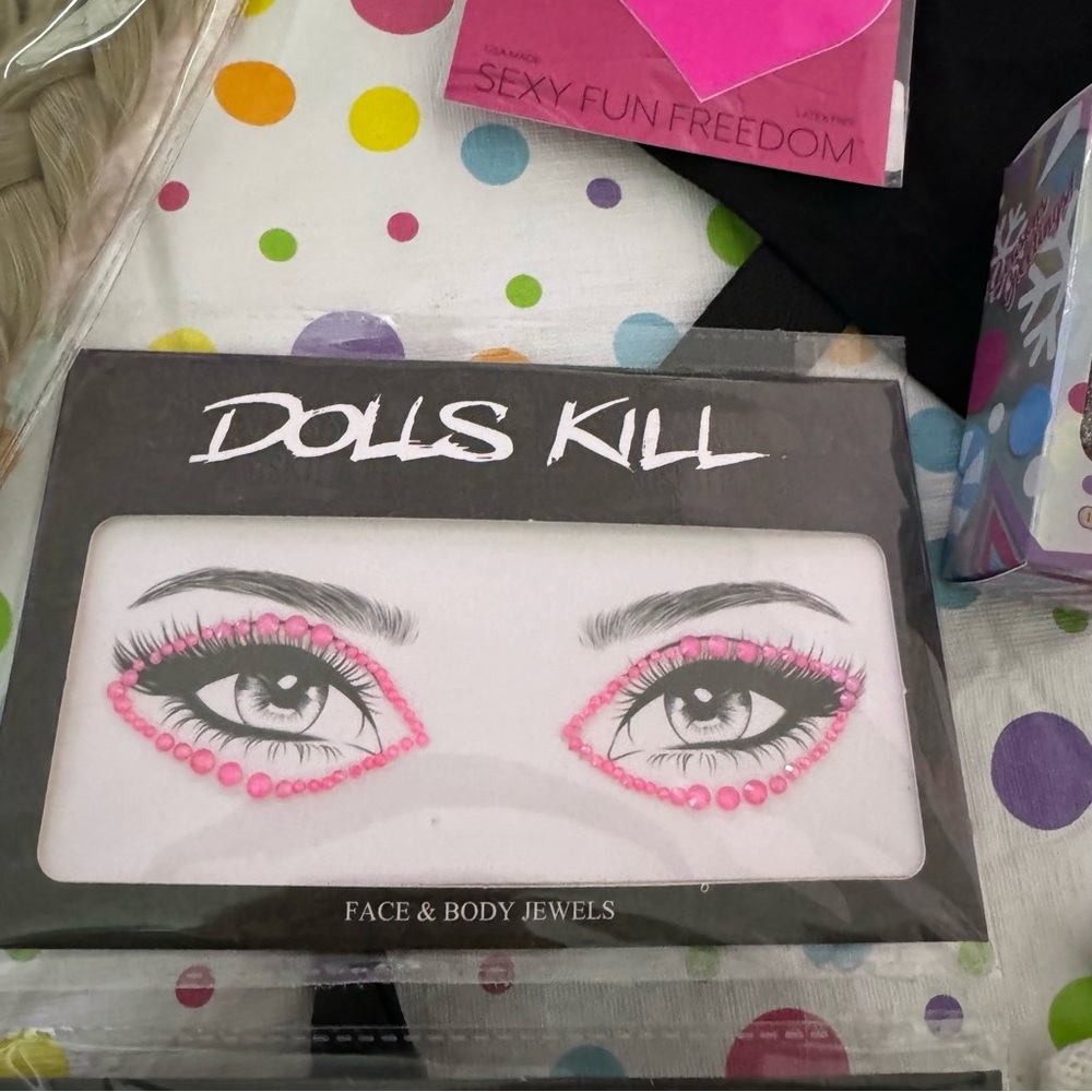 dolls kill pink eye gems